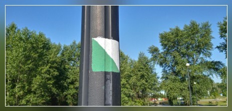 przewodnik po Płocku, zielony szlak Płock, zielony szlak